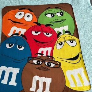 M&M'S Colorful Character Blanket